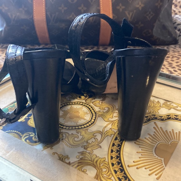 Dior black heeled sandals 40 - Picture 3 of 6